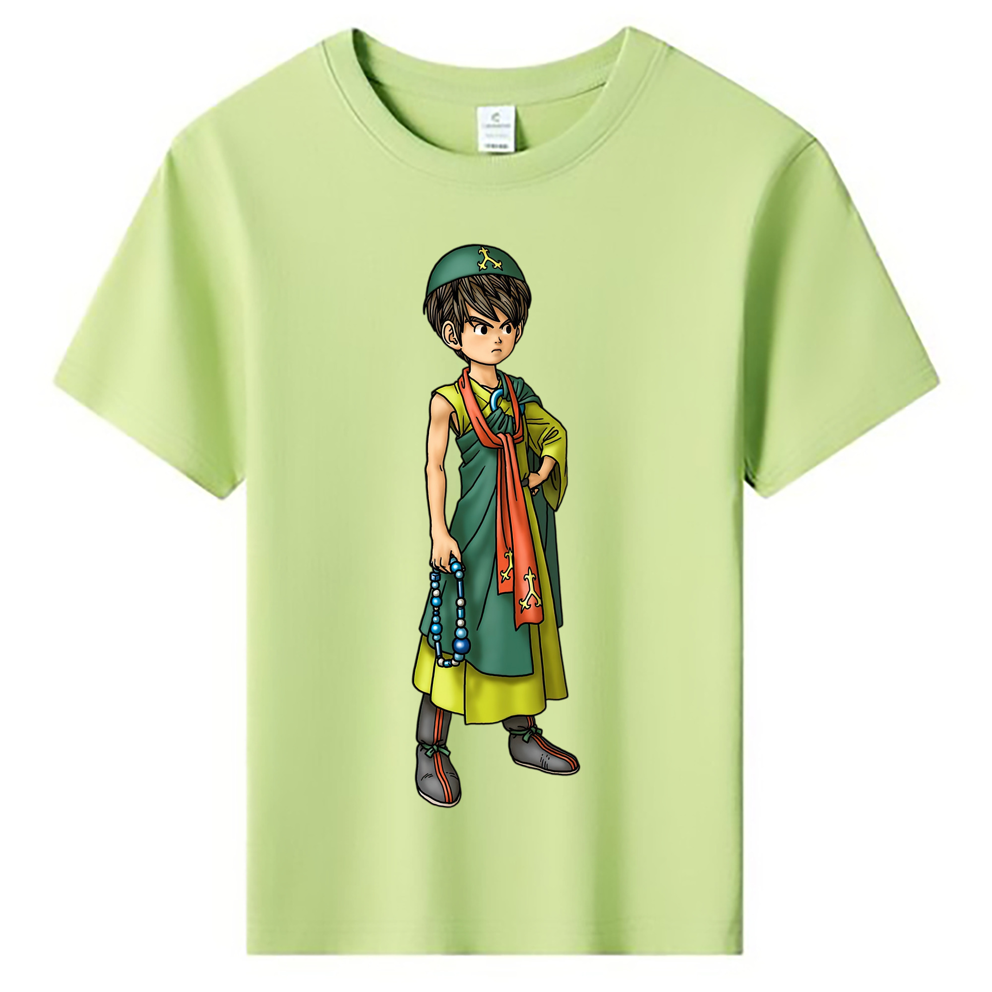 （画像用） ドラゴンクエスト Doragon Kuesuto Dragon Quest 綿100％キッズTシャツ（フロントプリント）
